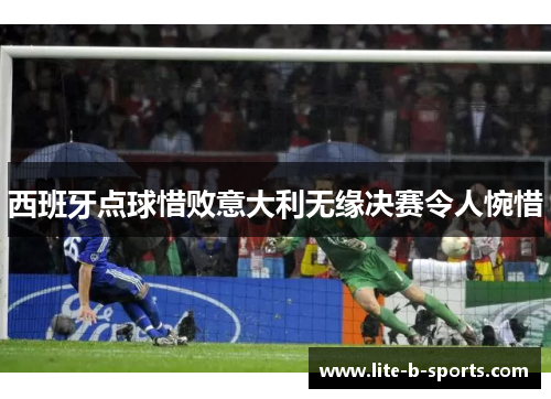 西班牙点球惜败意大利无缘决赛令人惋惜